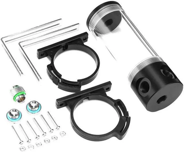 Main image of Acrylic Cylinder Reservoir Water Tank G1/4 50Mm X 140Mm For Pc Liquid Cooling Water Cooling Kit For Computer Cpu
