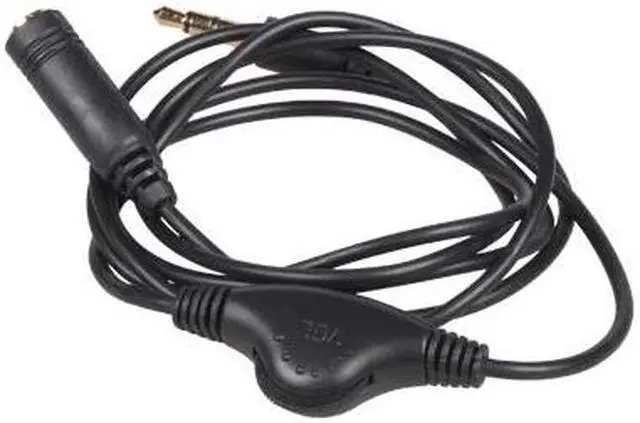 Main image of 1m/3FT Black 3.5mm Male to Female Stereo Earphone Audio Extension Cable Cord Wire Earpiece Extension Cable With Volume Control