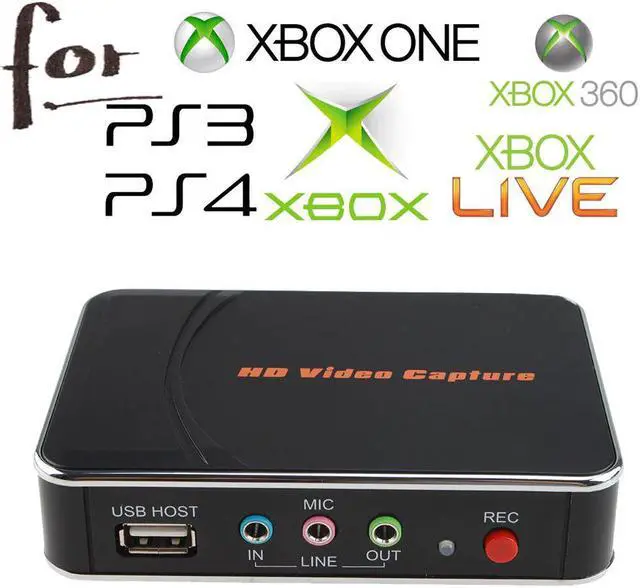 Main image of HD Game Capture Card HD Video Capture 1080P /YPBPR Video Recorder for Xbox 360 Xbox One/ PS3 PS4/ Wii U No Any Set-up