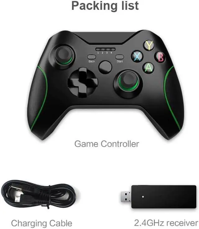 Alt view image 5 of 5 - 2.4GHz Wireless Gamepad Joystick Support For  XBox 1 Controller For Win PC For ps3/Android smartphones Controller