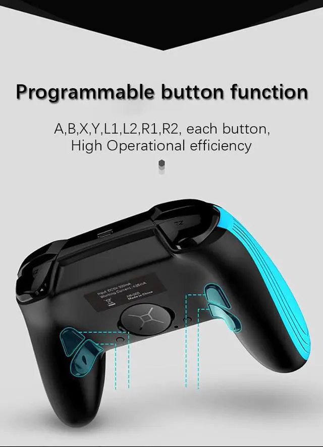 Alt view image 3 of 5 - PG-9139 Controller Wireless Bluetooth Gamepad Joystick Gaming Joypad For Switch PC Game-Controller