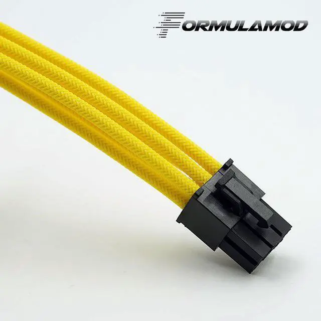 Alt view image 3 of 5 - Fm-PCI6P-A, PCI-E 6Pin GPU Power Extension Cables, Motherboard 18AWG 6Pin Multicolor Matching Extension Cables