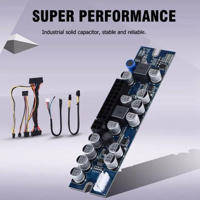 Alt view image 3 of 5 - 300W PC PSU DC 12V Input 300W Computer Power Supply Module with 24Pin Connect/ AUX/ SATA Cable