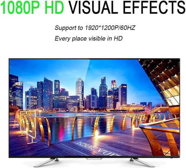 Alt view image 3 of 5 - 1080P HDMI to VGA Adapter Converter Male To Famale for PC Laptop TV Box to Projector Displayer HDTV