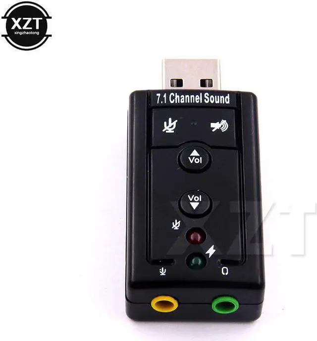Main image of USB Sound Card 7.1 For Computer Headset Microphone Laptop Speaker Mic