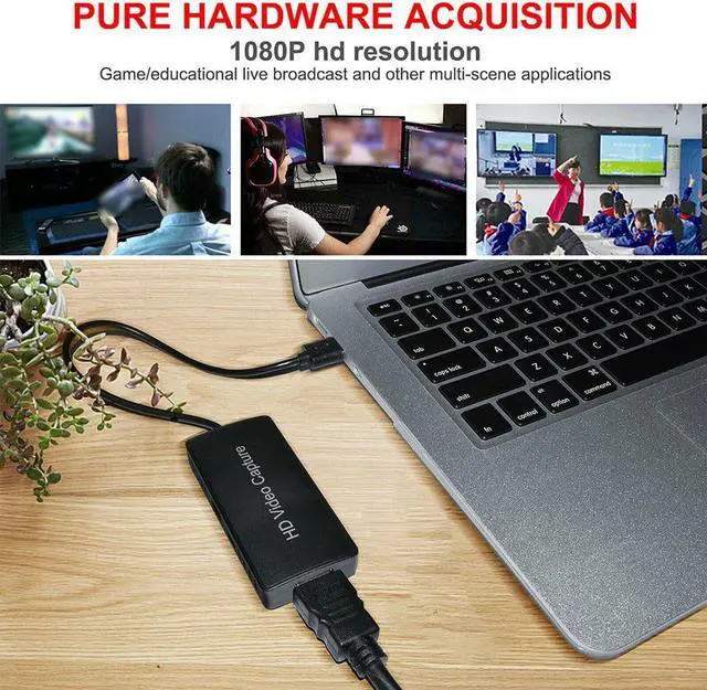 Alt view image 5 of 5 - 4K 1080p to USB2.0 Video Game Capture Card for Nintend for Switch for PS4 for Xbox one Plug And Play