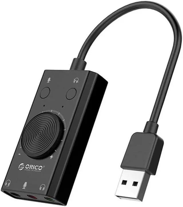 Alt view image 3 of 5 - Driver  External USB Sound Card for Desktop Laptop PC Portable Audio Stereo Sound Card Adapter