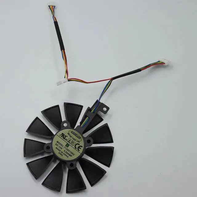 Alt view image 5 of 5 - For  Strix GTX 1060 OC 1070 1080 GTX 1080Ti RX 480 T129215SU 87MM Graphics Card Cooler Fan