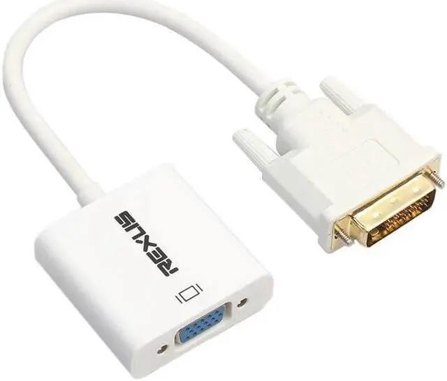 Alt view image 5 of 5 - 24+1 Pin Male to VGA 15Pin Female Active Cable Adapter Converter for  computer DVI interface to projector VGA out put A30