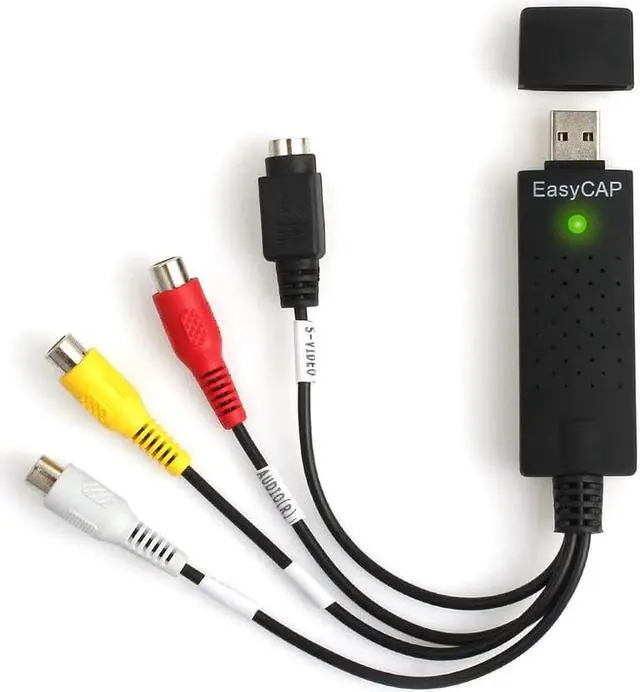 Alt view image 5 of 5 - Video Capture Card Converter PC Adapter VHS To DVD Converter Audio Video Capture Kit Scart RCA Cable For Win 10