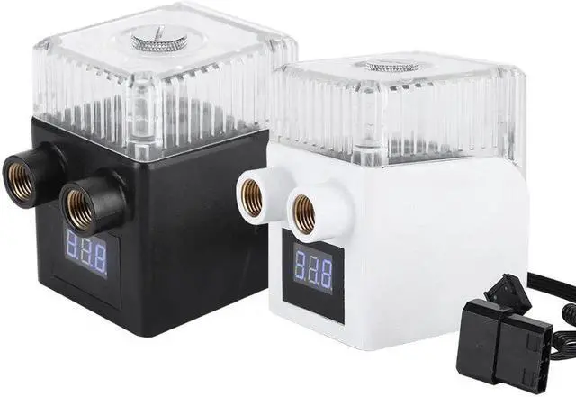 Alt view image 3 of 5 - Integrated Water Tank Pump Ceramic Bearing 200L/H Flow Three-phase PC Temperature Display Water Cooling Pump