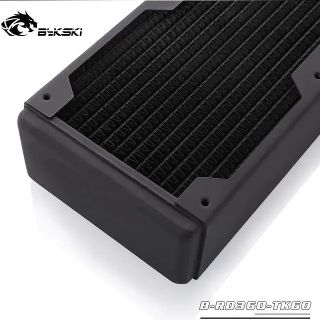 Alt view image 4 of 4 - B-RD360-TK60 360mm 3 x 12cm Triple Row Copper Radiator Water Cooling 60mm