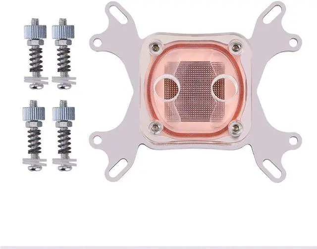 Alt view image 5 of 5 - PC Water Cooling Kit 240mm Heat Sink + CPU Water Block + Water Pump + Cylindrical Water Reservoir + Rigid Tubes + LED Fan