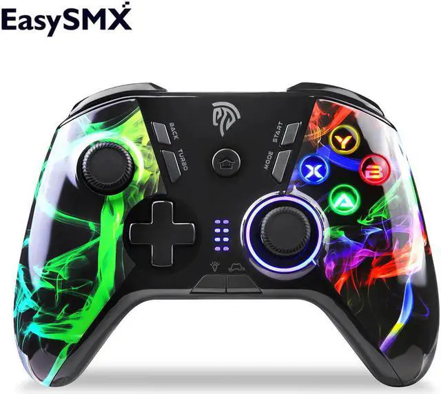 Main image of ESM-9110 Wireless Gamepad Joystick Controller For PC Win 7/8/10 Android TV/TV Box PS3 Vibration LED Customized Buttons