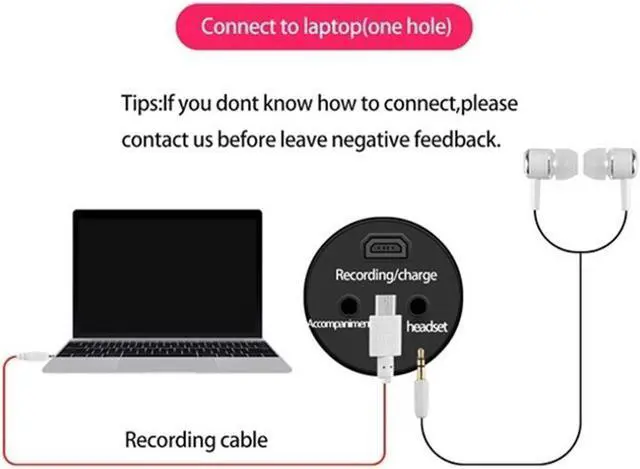 Alt view image 5 of 5 - Live Broadcast Condenser Sound Card Microphone Aluminum Alloy Process Mobile Phone Live Singing Microphone