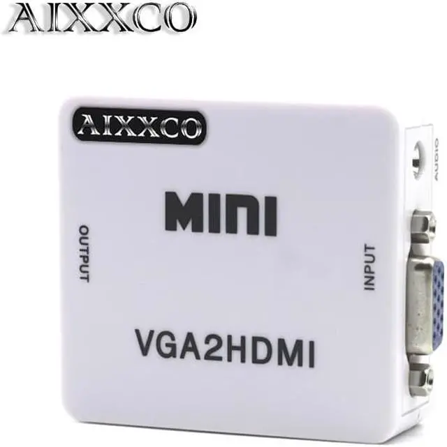 Main image of Mini HD 1080P Audio VGA To HDMI HD HDTV Video Converter Box Adapter With HDMI Cable For PC Laptop to HDTV Projector