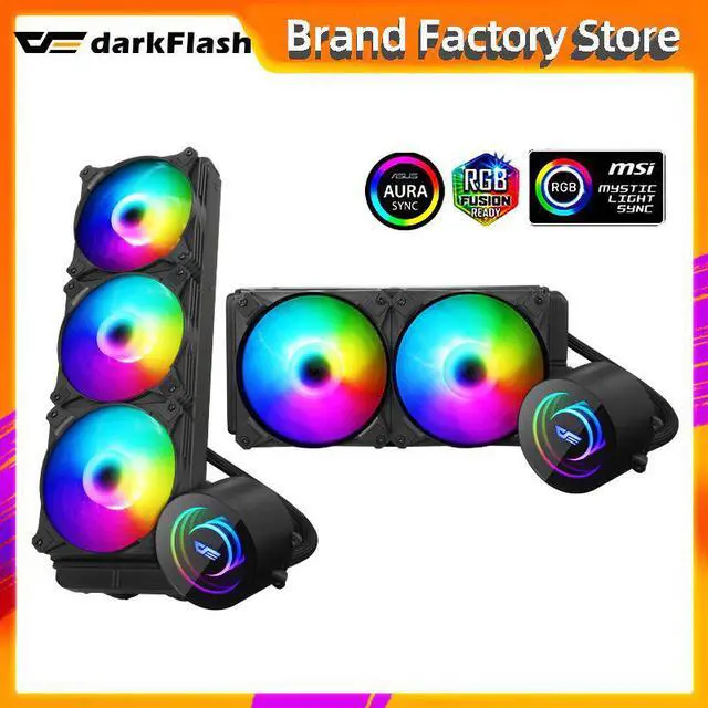 Main image of DX Water Cooling CPU Cooler ARGB sync Computer Water Cooler Heatsink CPU Cooling Radiator LGA 2066/1151/2011/AM3+/AM4