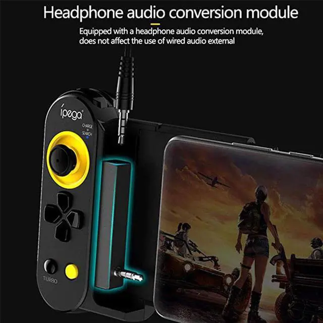 Alt view image 3 of 5 - Bluetooth Gamepad Joypad Joystick For Phone Android iPhone PC Game Pad Console Control Trigger Pubg Controller Mobile Cellphone