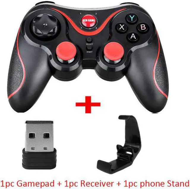 Alt view image 2 of 5 - Joystick Bluetooth Gamepad for iPhone Android Game Controller Bluetooth BT3.0 Joystick For PS3 PC Tablet TV Box Holder