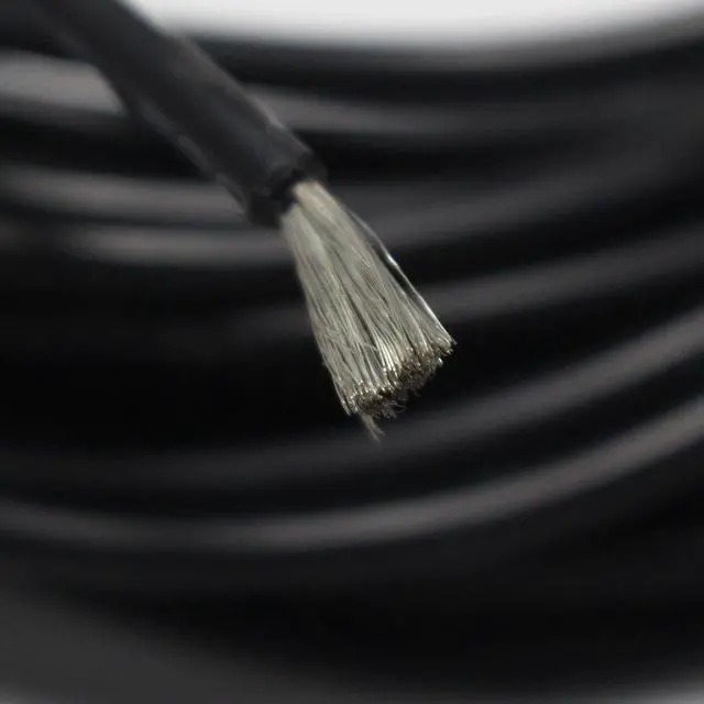 Alt view image 3 of 4 - 1m Silicone Wire 12AWG 14AWG 15AWG 16AWG 18AWG 20AWG 22AWG 26AWG 28AWG 30AWG Black Red Heatproof Soft Silicone Silica Gel Cable