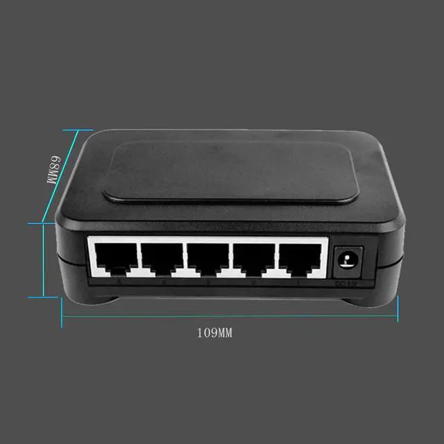 Alt view image 5 of 5 - networking switches factory US EU plug laptop 5 Port Gigabit Ethernet Switch cheapest 5ports switch 10/100/1000