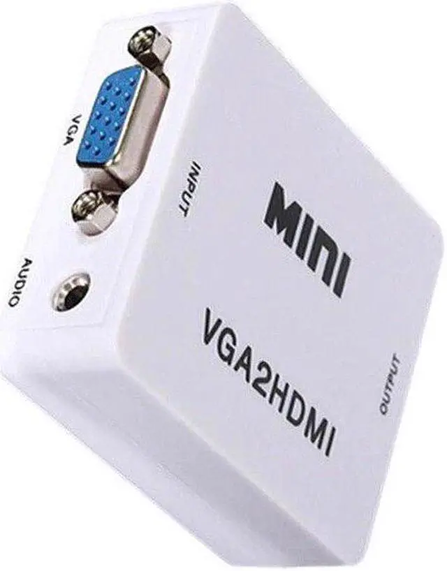 Alt view image 3 of 5 - VGA to HDMI Converter With Audio VGA2HDMI 1080P Video Box Adapter for Notebook PC HDTV Projector With USB Cable Connector
