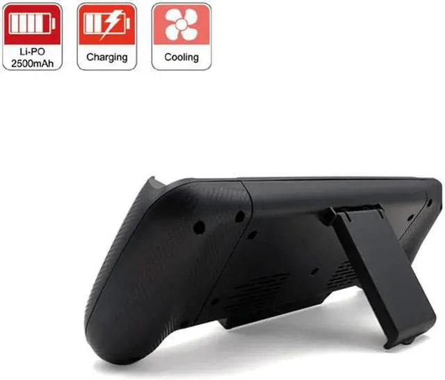 Alt view image 5 of 5 - Charger Stand Cooling Fan Case 3D Thumb Caps Hand Grip for Nintendo Switch Lite & NS Console
