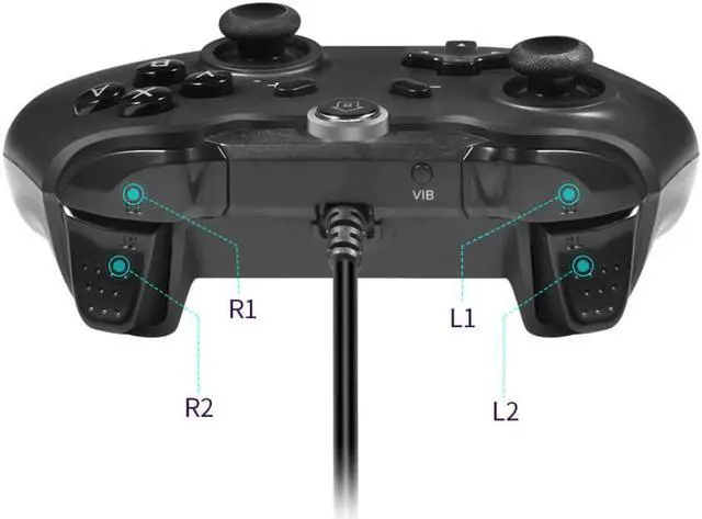 Alt view image 4 of 5 - Wired Controller Gamepad For Switch Pro Console Game Joypad For PC Windows With 2.2m cable For Nintend For Switch Joystick