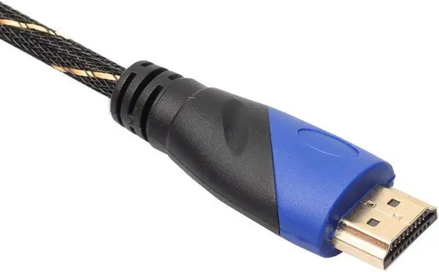 Alt view image 3 of 5 - 10/15 Meters New Braided HDMI 1.4 Cable Gold Plated Connection 1080P HD AV Cable