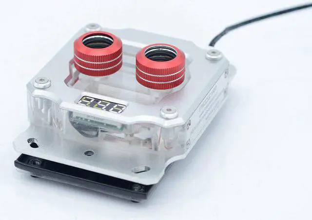 Alt view image 2 of 5 - UPR-2018 Computer PC for CPU AMD AM3 AM4 Water Cooling Block Temperature Sense Motherboard Heatsink