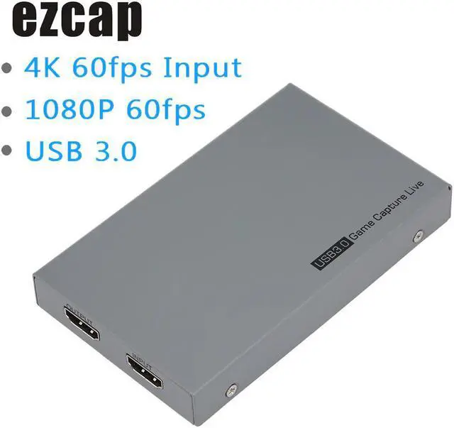 Main image of 269 USB 3.0 Video Game Capture Box 1080P HD for Live Video Support 4K Video Input and Output MIC Input Gamepad Audio Input
