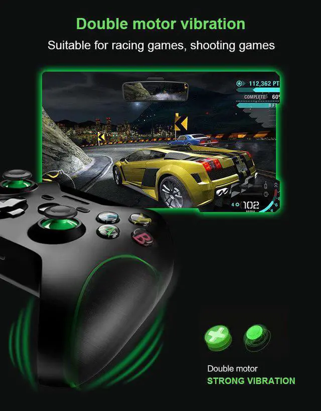 Alt view image 5 of 5 - 2.4G Wireless Controller For Xbox One FOR PS3 Console For PC For Android Smartphone Gamepad Joystick