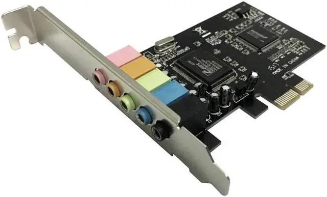 Alt view image 5 of 5 - PCI Express 6 Channel 5.1 CMI8738 Audio Sound Card PC Computer Compatible For Windows Ordinary Sound Card Extension Card
