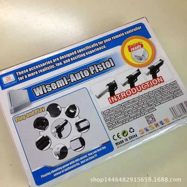 Alt view image 5 of 5 - 2020 2 x Light Gun Pistol Shooting Sport Video Game for Nintendo Wii Remote Controller