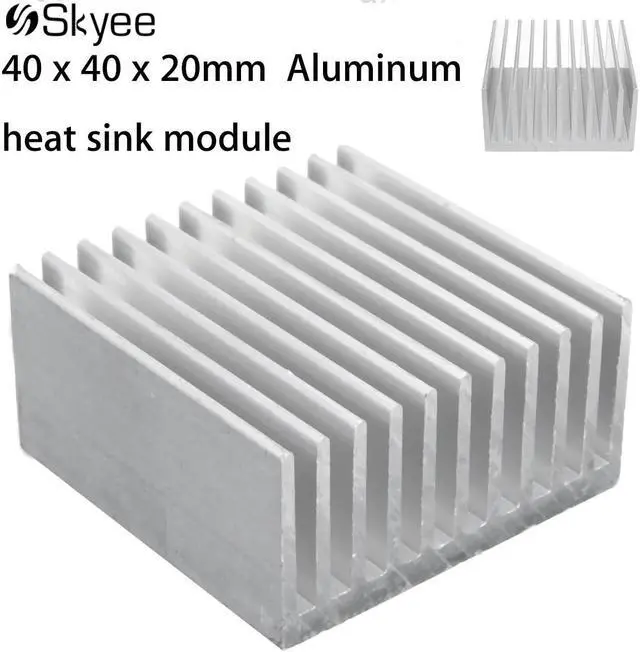 Main image of 40x40x20mm Aluminum Heat Sink Radiator Heat Sink IC Heatsink Cooling Fin For CPU LED Power Cooling Thermal Module Wholesale
