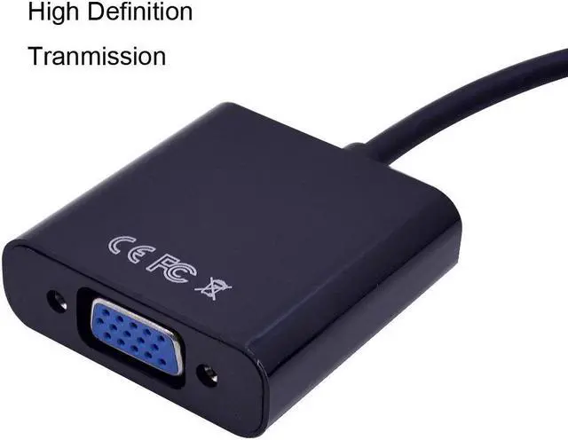 Alt view image 5 of 5 - 1080P DVI-D to VGA Adapter 25 Pin DVI Male to 15 Pin VGA Female Cable Video Converter for PS3 PC Computer HDTV Monitor