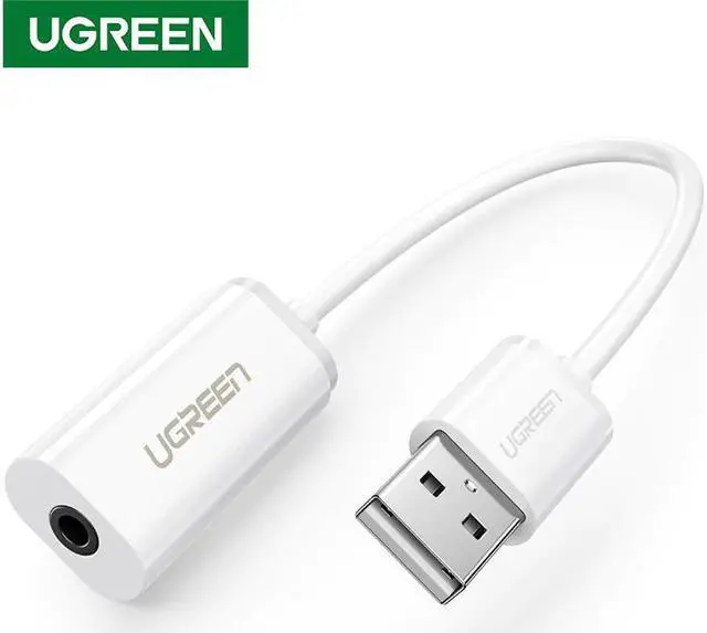 Main image of Sound Card External 3.5mm USB Adapter USB to Headphone Speaker Audio Interface for Computer PS4 USB Sound Card