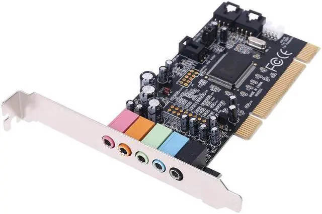 Alt view image 5 of 5 - PCI Sound Card 5.1CH CMI8738 Chipset Audios Digital Desktop Pci Express Cards 5.1 Channel TXC097