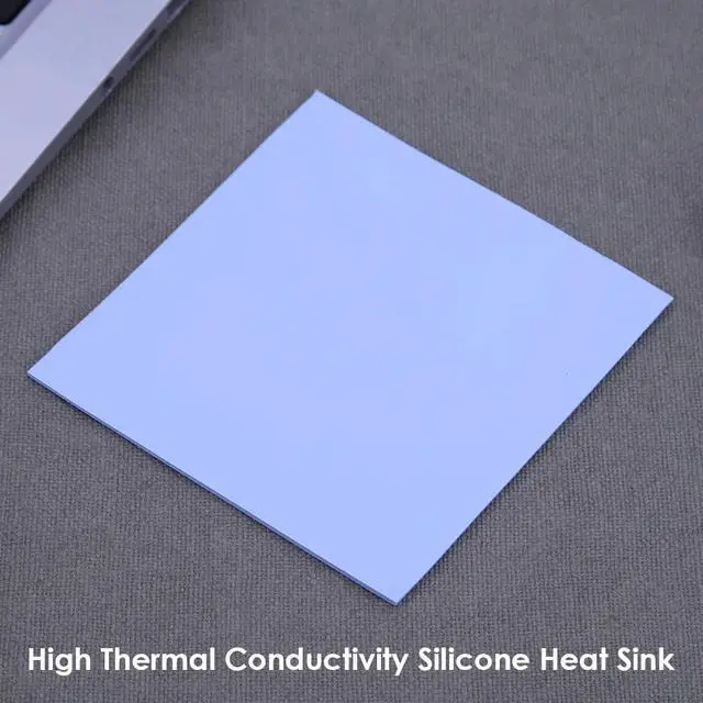 Alt view image 5 of 5 - 1.0mm 2.0mm 100x100mm Adhesive Conductive Heatsink Plaster Sheet Computer CPU Graphics Chip Cooling Silicone Grease Thermal Pad