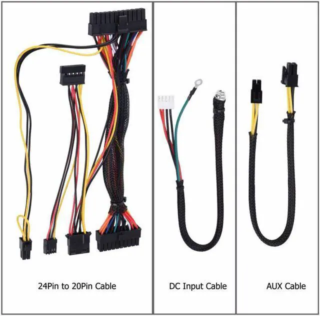 Alt view image 2 of 5 - 300W PC PSU DC 12V Input 300W Computer Power Supply Module with 24Pin Connect/ AUX/ SATA Cable