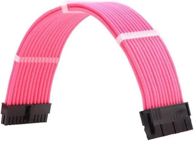 Alt view image 3 of 5 - PSU ATX 24Pin Extension Cable 18AWG GPU 8Pin/ CPU 8Pin Power Cord Cable Kits Lone snakeskin net 4 In 1/ 10 Colors
