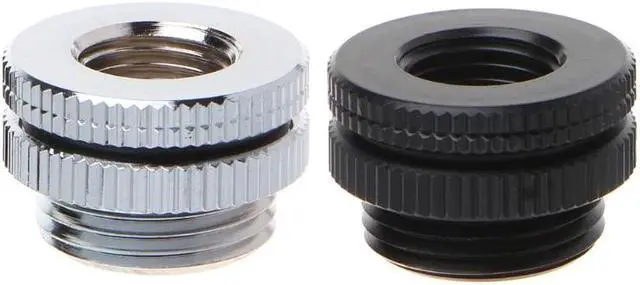 Main image of 1 Pc G1/4 Threaded Wear Plate Bulkhead Fitting Top Injection Connector Water Cooling High Quality