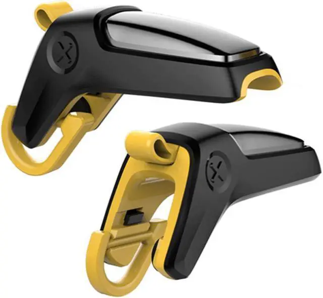 Alt view image 2 of 5 - 1 Pair Mobile Game Controller Trigger Aim Button for PUBG Shooter Joystick Gamepad for Android iPhone Samsung Gaming Accessories