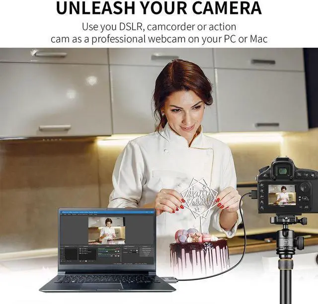 Alt view image 3 of 5 - HSV3201 Game Capture Card 1080P HDMI to USB Capture Live Streaming Device for DSLR Laptop MacBook