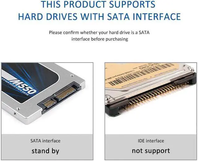 Alt view image 3 of 5 - 3.0 To SATA Hard Drive Adapter Cable Connectors Support 2.5 Or 3.5 Inch External SSD HDD Adapter Hard Drive 22 Pin Sata 2020
