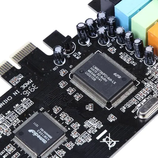 Alt view image 5 of 5 - Express X1 -E 5.1ch cmi8738 chipset audio digital sound card,Built in and external, suitable for the family field,