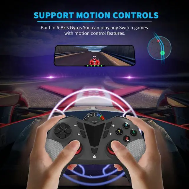 Alt view image 4 of 5 - Wireless Controller Gamepad Joystick Remote Console Gamepad Joystick For Nintend Switch Pro / Switch Lite / PC D/X