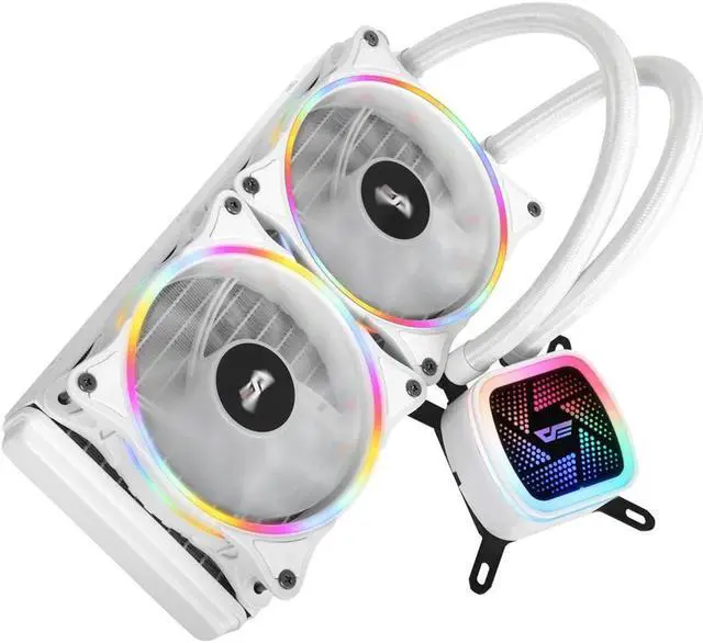 Alt view image 5 of 5 - Water Cooling PC Computer CPU Cooler ARGB Water Cooler Heatsink Integrated Radiator LGA  1151/2011/AM3+/AM4