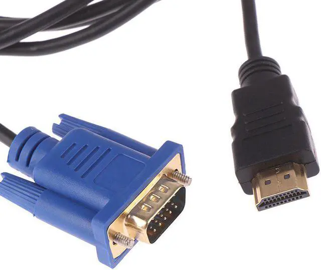 Alt view image 5 of 5 - to VGA Cable HD 1080P Male to VGA Male Video Converter Adapter for PC Laptop S10 DMI to VGA Cable