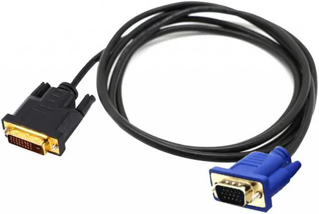 Alt view image 5 of 5 - DVI To VGA, Dual-Link DVI-I DVI To VGA D-Sub Adapter Cable